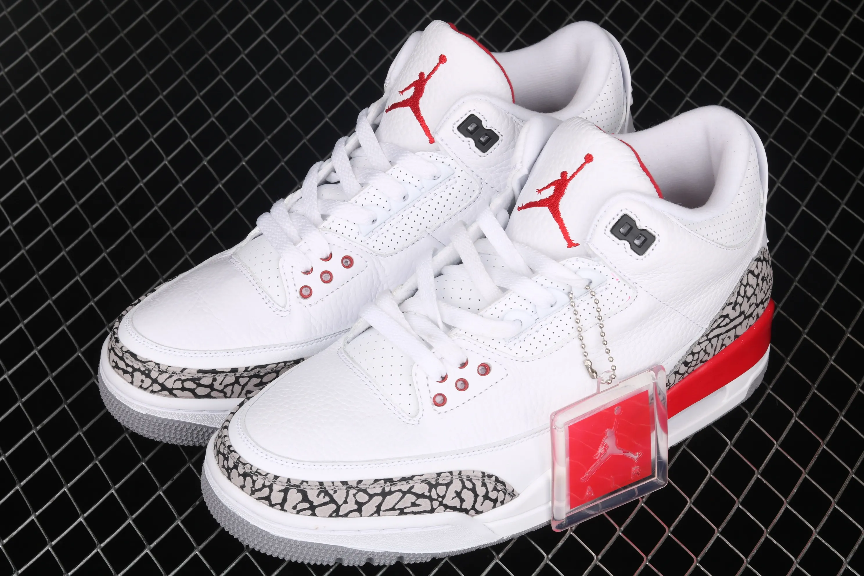 All categories Air Jordan Jordan series basketball shoes Air Jordan 3 Air Jordan 3 Retro AJ3 Joe 3 "Hurricane" "Catalina" first layer genuine label 136064-116
